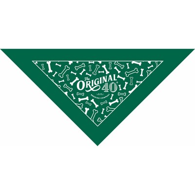 Economy Grade Pet Bandanna Triangle (Med-LG) Size 100% Cotton (23) Stock Dyed Colors